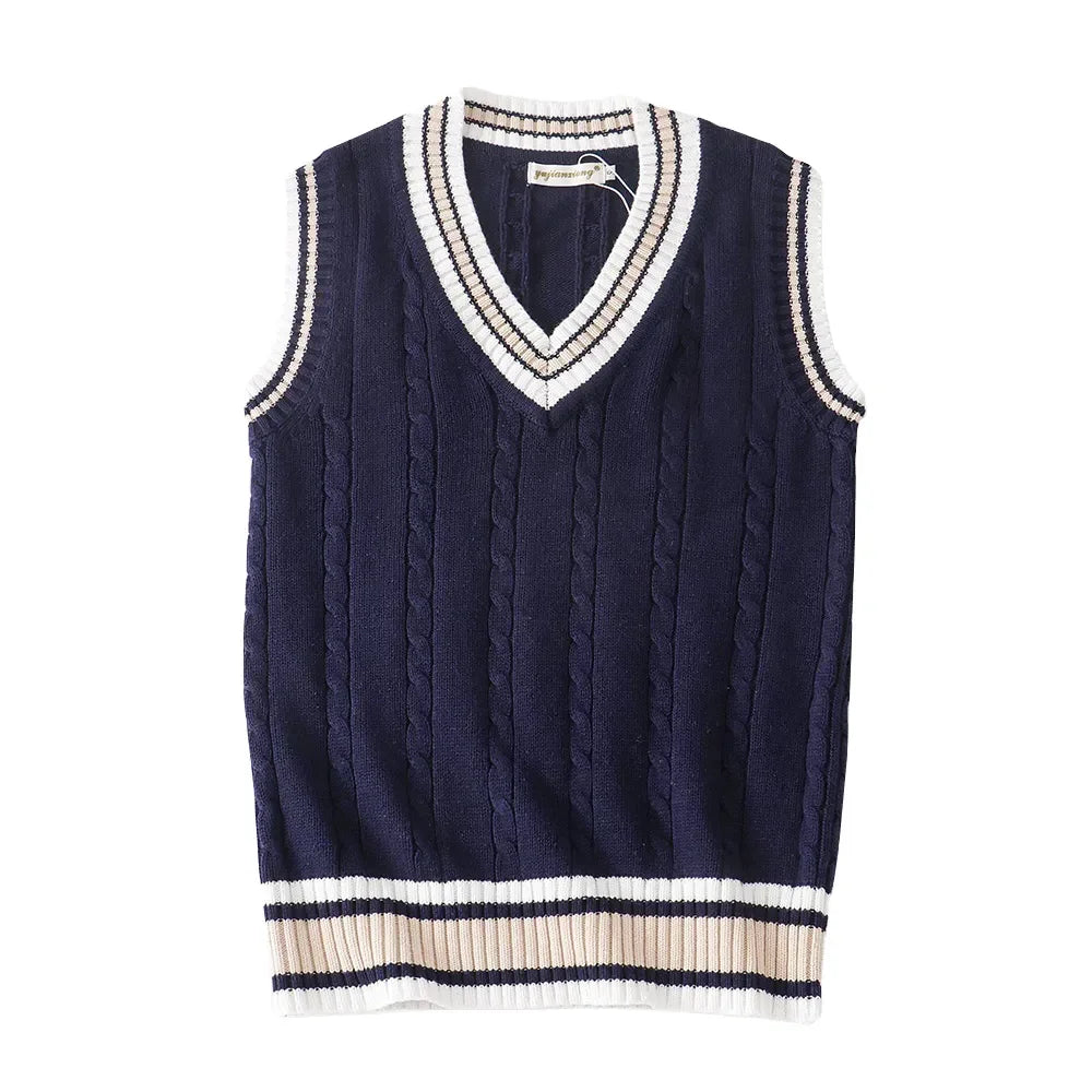 Gilet Sans Manches Col V Sculpté Léger Homme - Raffiné - Bleu
