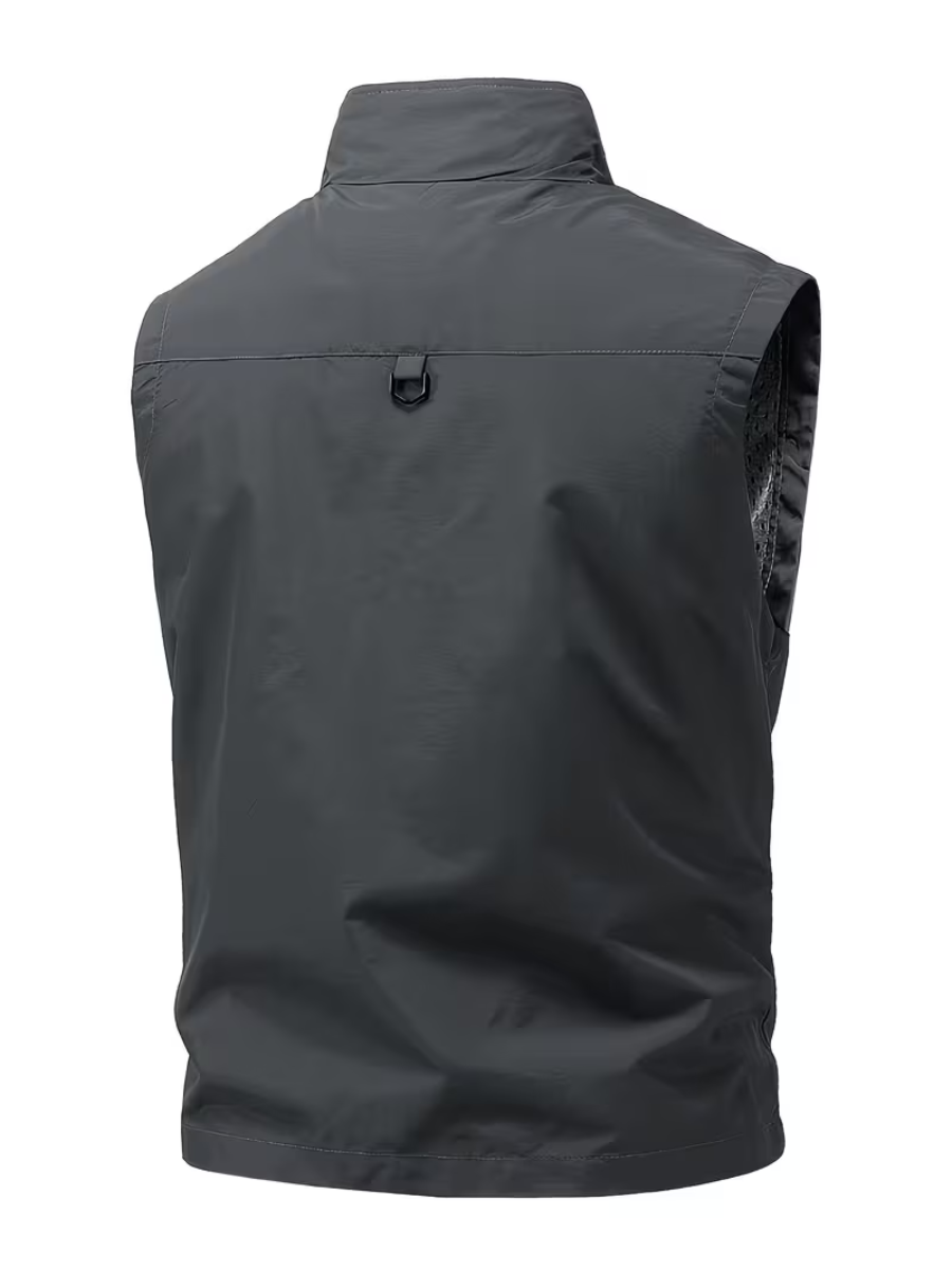 Gilet utilitaire zippé pour hommes - image 8