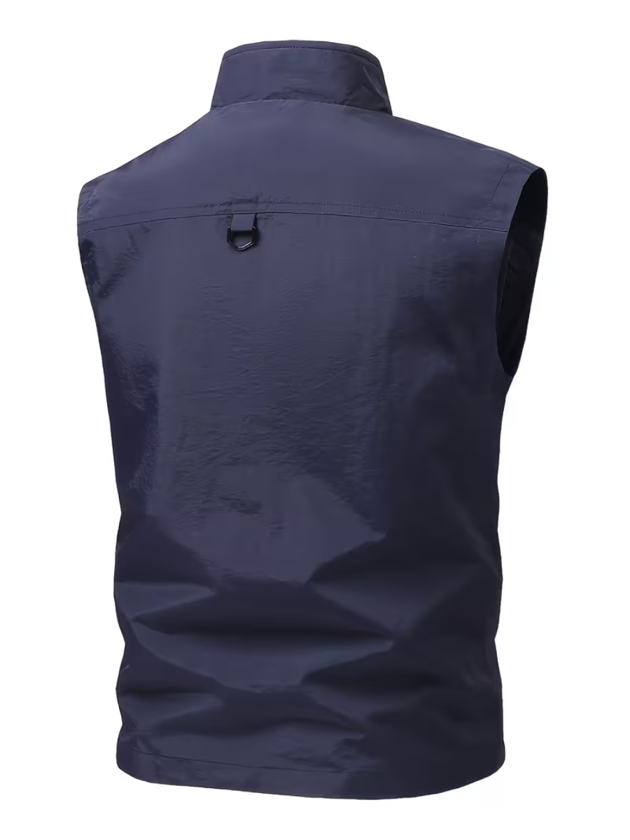 Gilet utilitaire zippé pour hommes - image 9