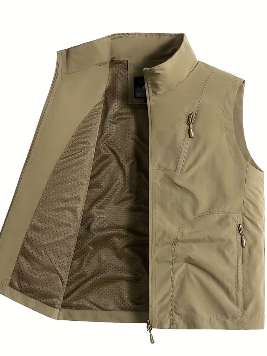 Gilet utilitaire zippé pour hommes - image 11