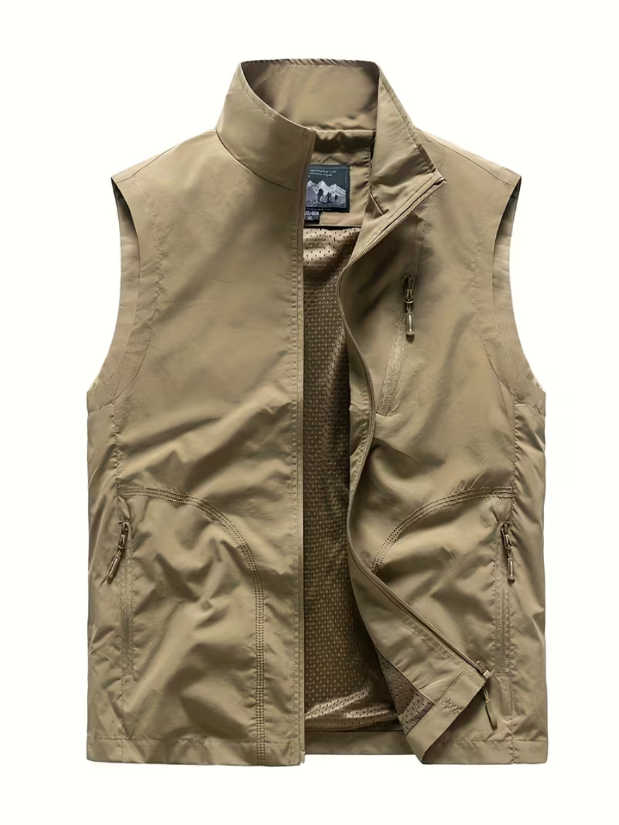 Gilet utilitaire zippé pour hommes - image 12