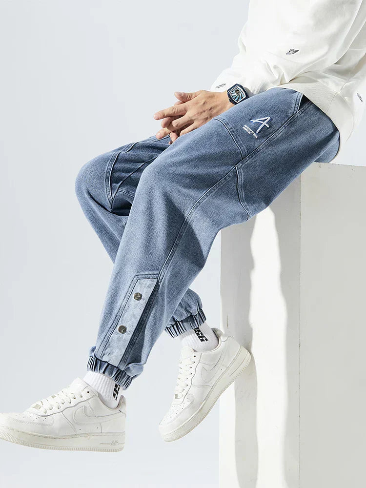 Jean homme taille élastique - image 4