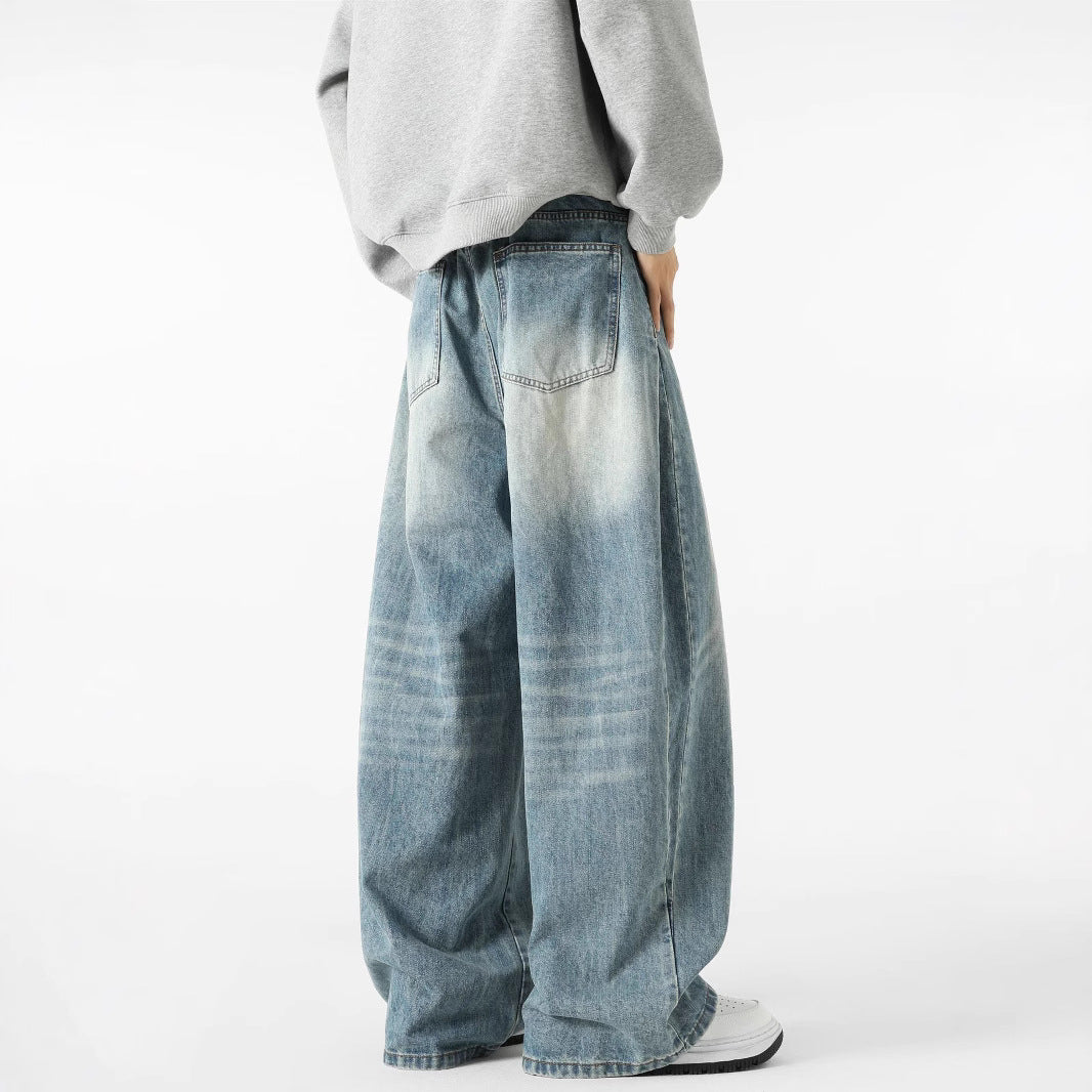 Jean Large et Stylé pour Hommes – Pantalon Décontracté en Denim - image 5