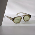 Lunettes à double pont pour hommes - Vert