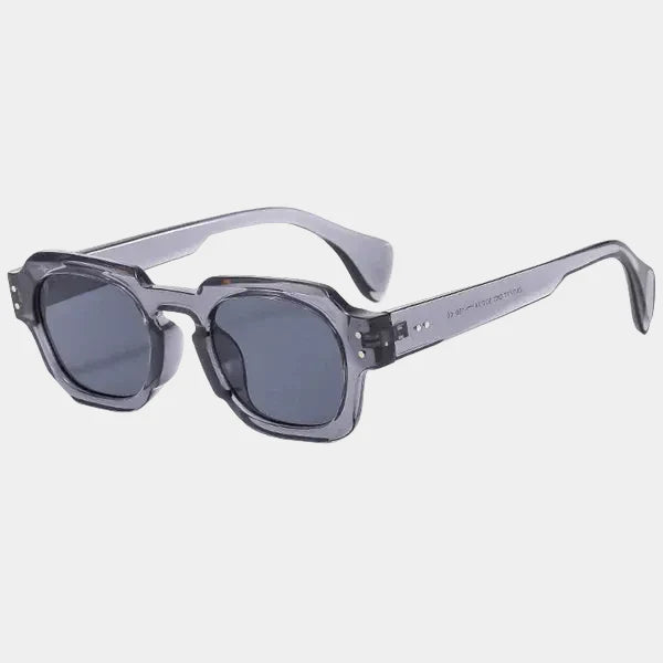 Lunettes de soleil homme carrées - Gris