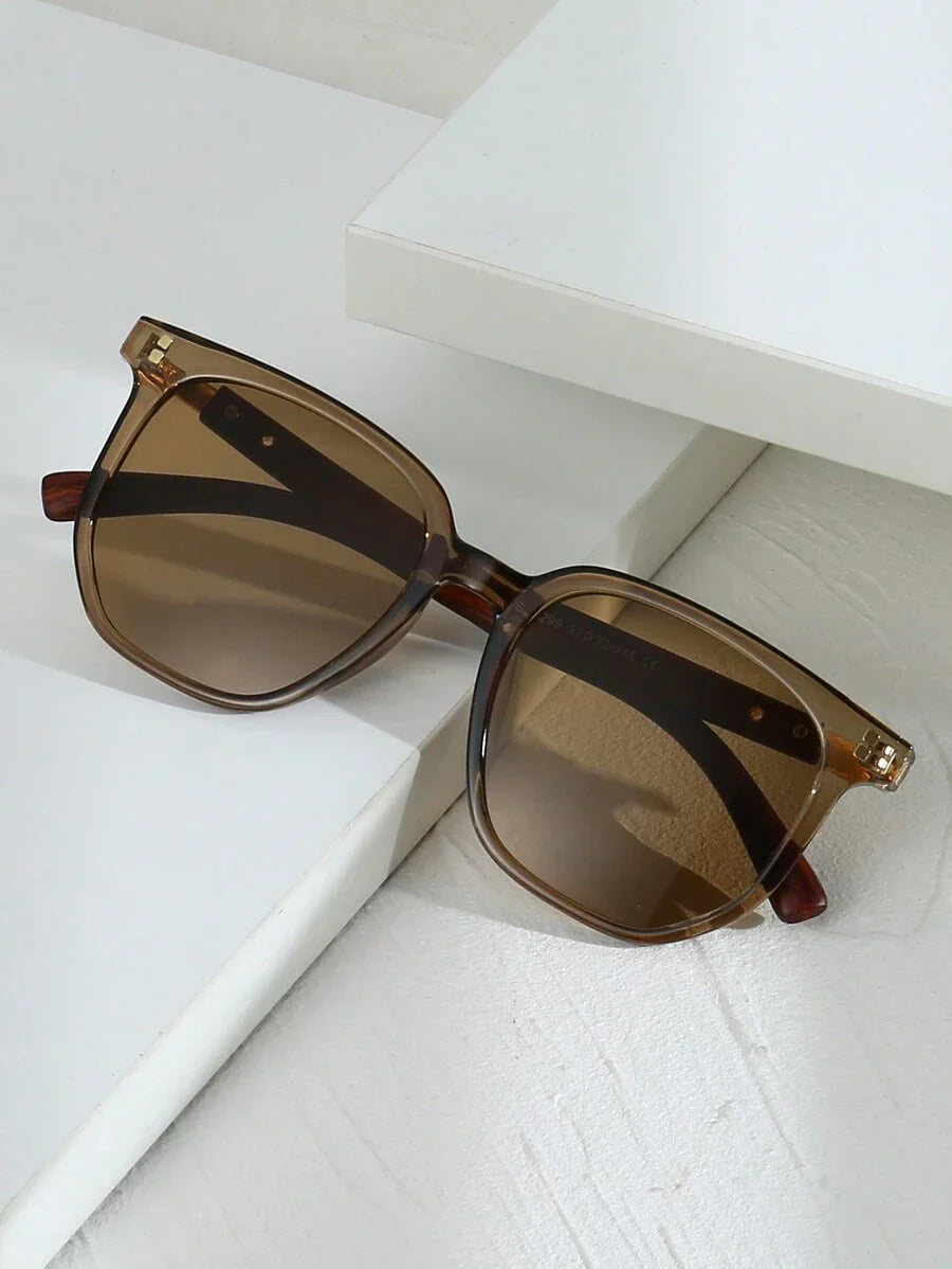 Lunettes de soleil homme carrées vintage - image 4
