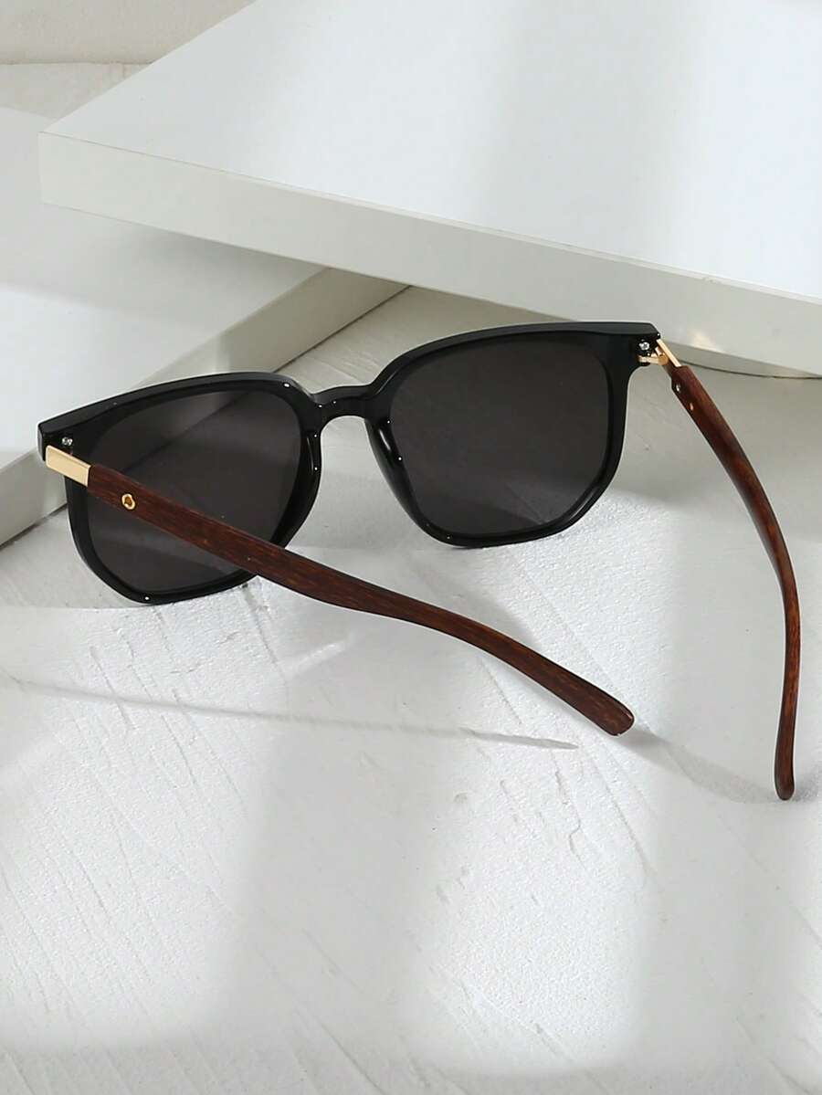 Lunettes de soleil homme carrées vintage - image 5