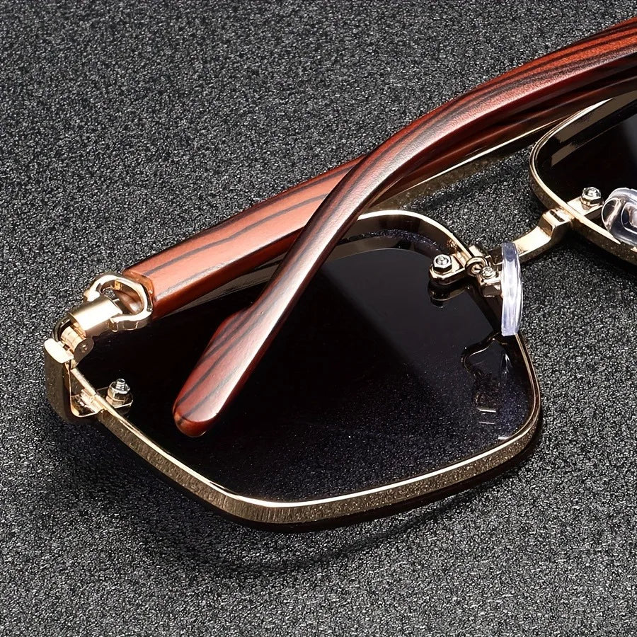 Lunettes de soleil homme géométriques - image 3