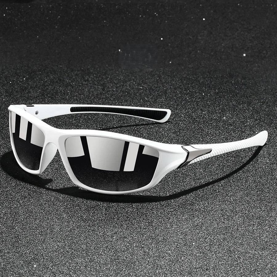 Lunettes de soleil homme polarisées - Blanc