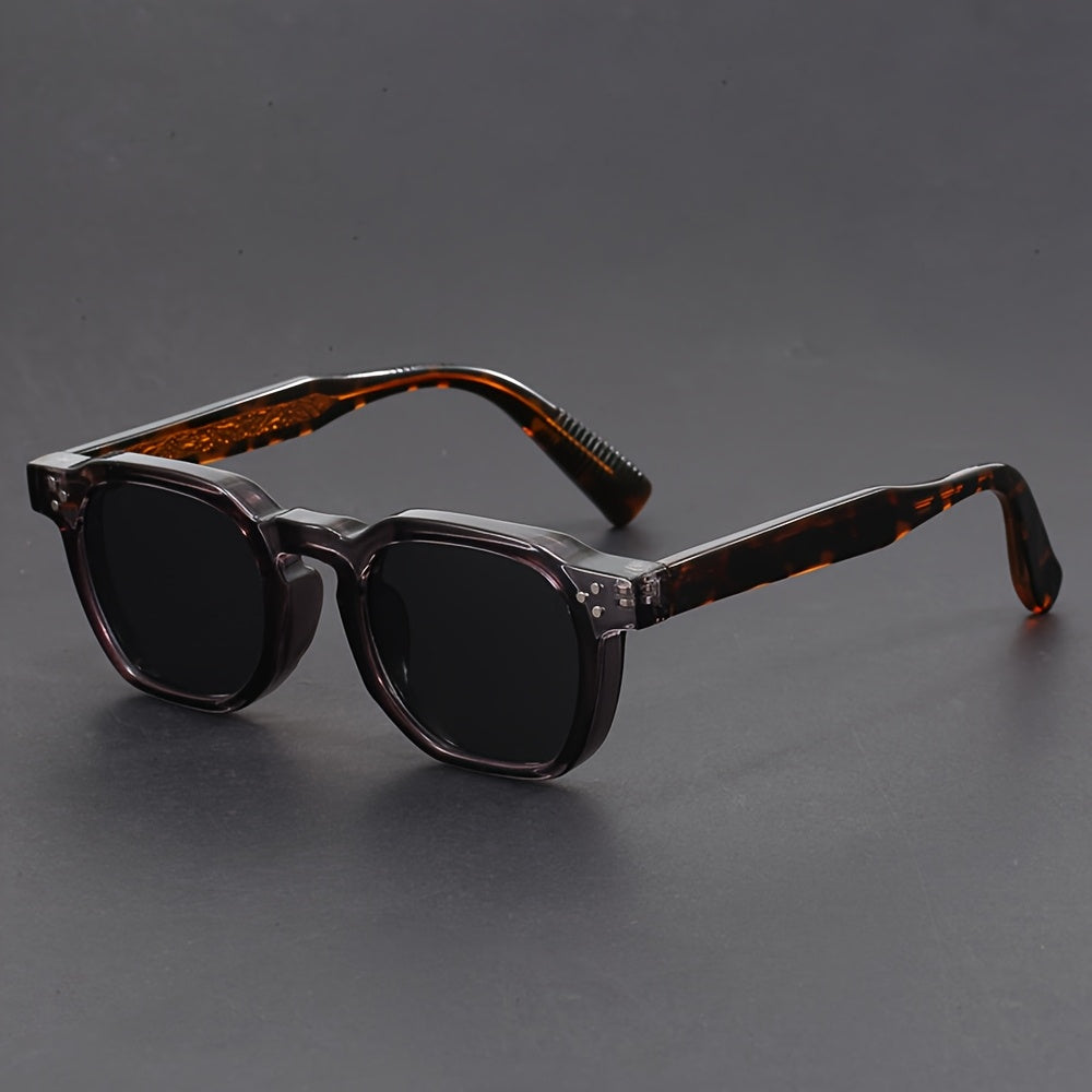 Lunettes de soleil homme rétro - Gris