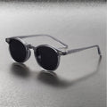 Lunettes de soleil homme rondes - Gris