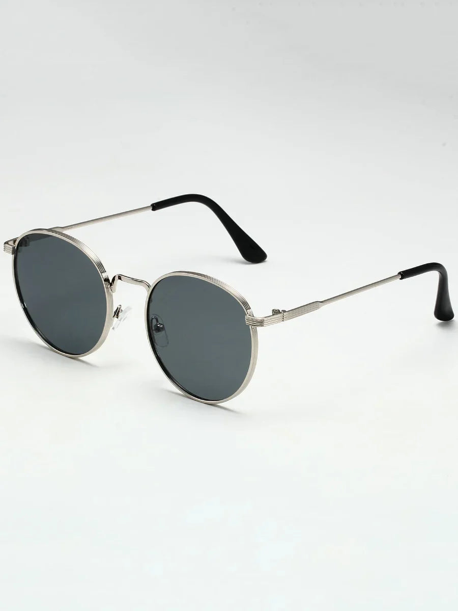 Lunettes de soleil homme vintage - Argent