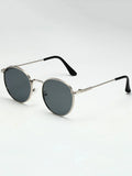 Lunettes de soleil homme vintage - Argent