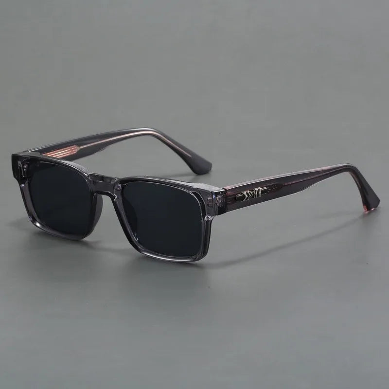 Lunettes homme monture carrée - Gris