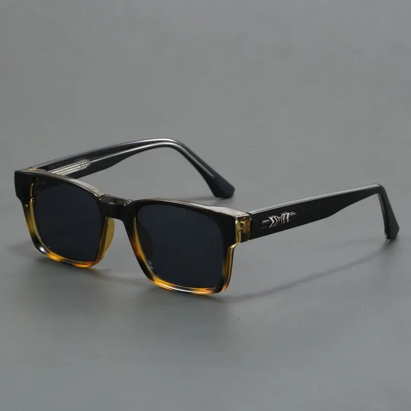 Lunettes homme monture carrée - Noir jaguar