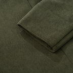 Manteau court ajusté en velours côtelé à col montant pour homme - image 5