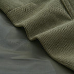 Manteau court ajusté en velours côtelé à col montant pour homme - image 6