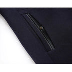 Manteau Homme en Mélange de Laine – Manteau d’Hiver Épais à Double Col - image 9