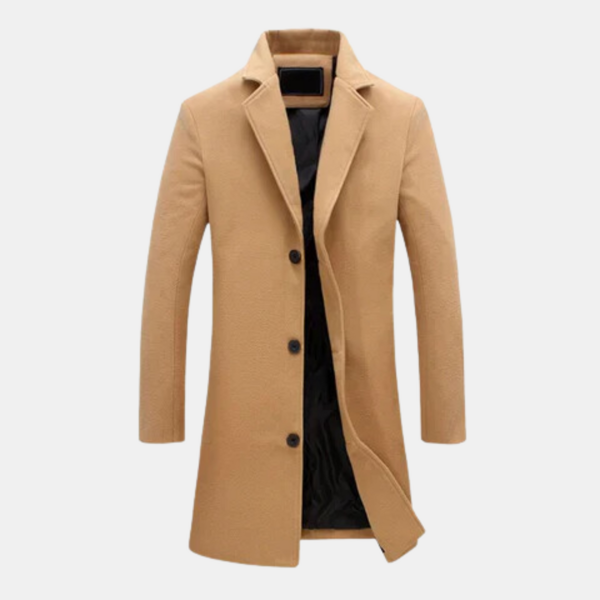 Manteau long d'hiver chaud et durable pour hommes - Beige