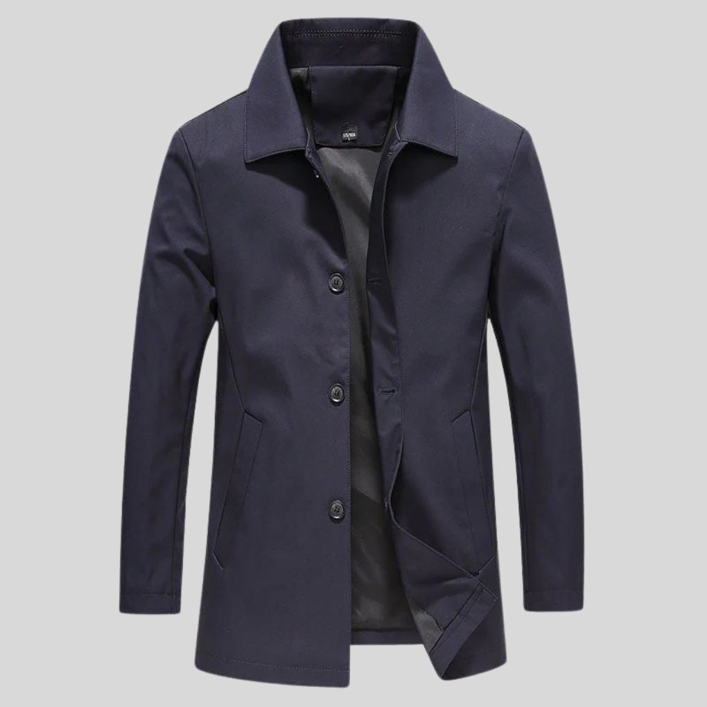 Manteau long pour homme - Bleu