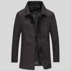 Manteau long pour homme - Noir