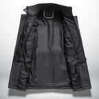 Manteau Peacoat en Laine Mélangée pour Homme – Veste à Double Col avec Fermeture Zippée Intégrale - image 6