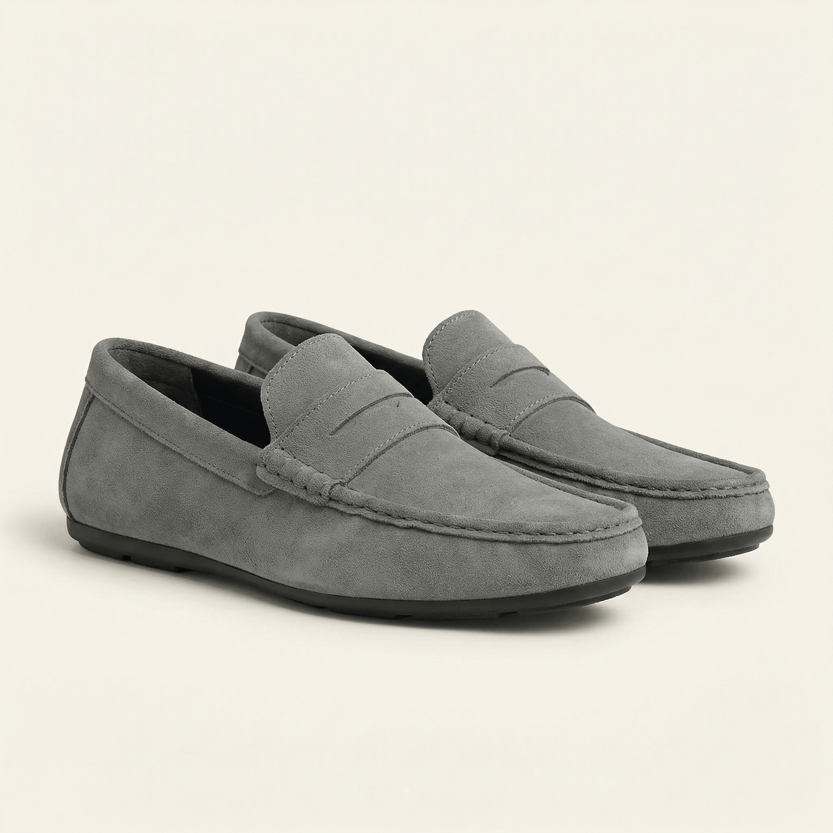Mocassin à Barette en Cuir Suédé - image 5