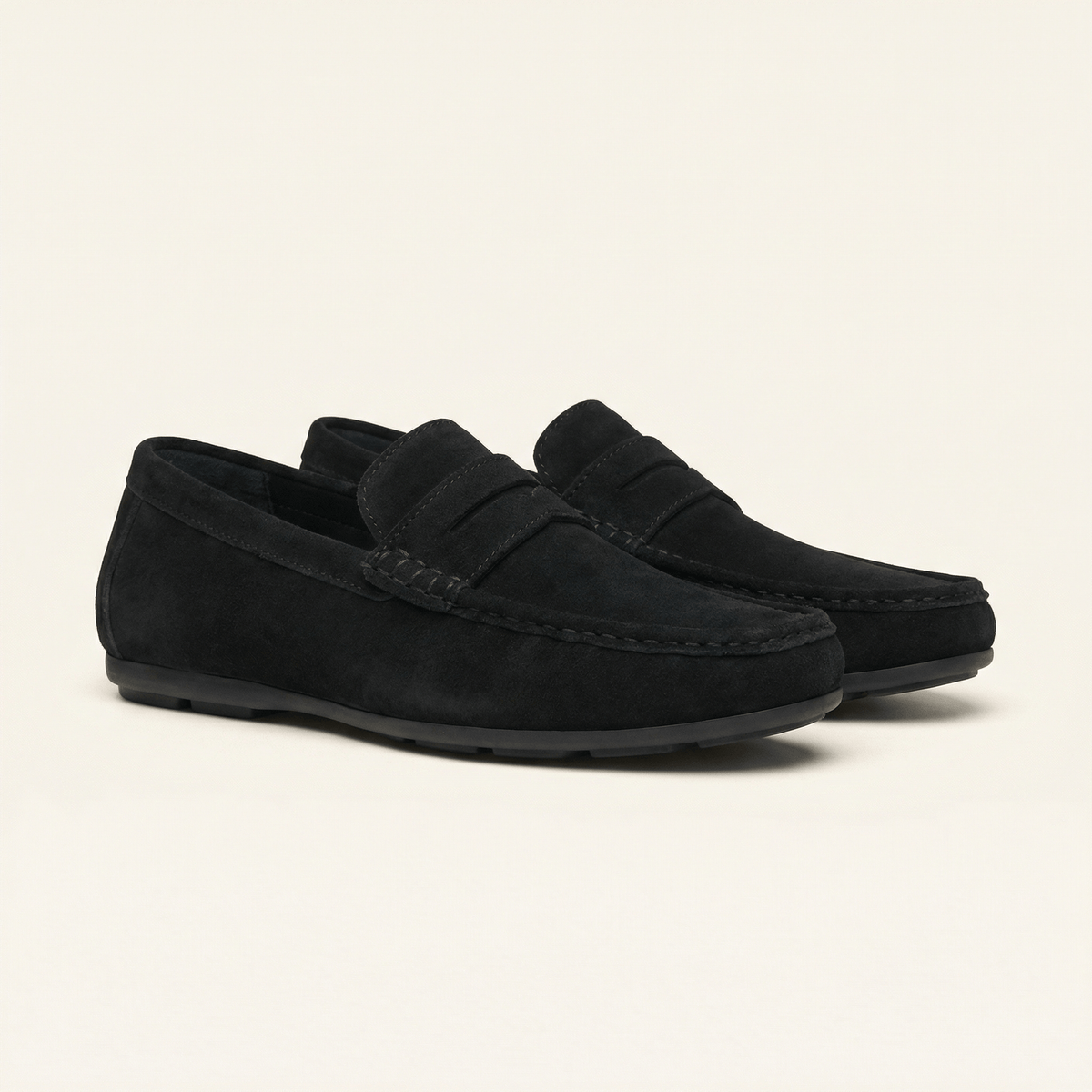 Mocassin à Barette en Cuir Suédé - image 8