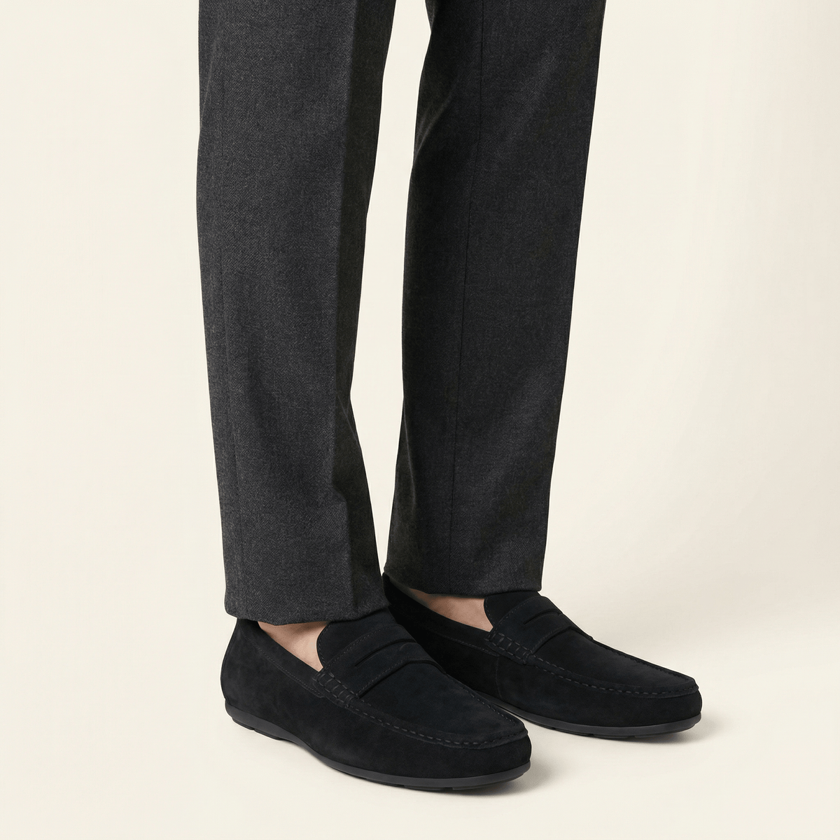 Mocassin à Barette en Cuir Suédé - image 10