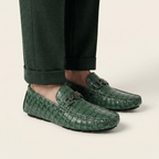 Mocassin à Mors Effet Crocodile - image 3