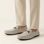 Mocassin à Ornement Métallique en Cuir Lisse - image 3