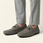 Mocassin à Ornement Métallique en Cuir Lisse - image 9