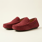 Mocassin à Picots avec Bande en Cuir Suédé - image 5