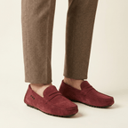 Mocassin à Picots avec Bande en Cuir Suédé - image 6