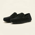 Mocassin à Picots avec Bande en Cuir Suédé - image 8