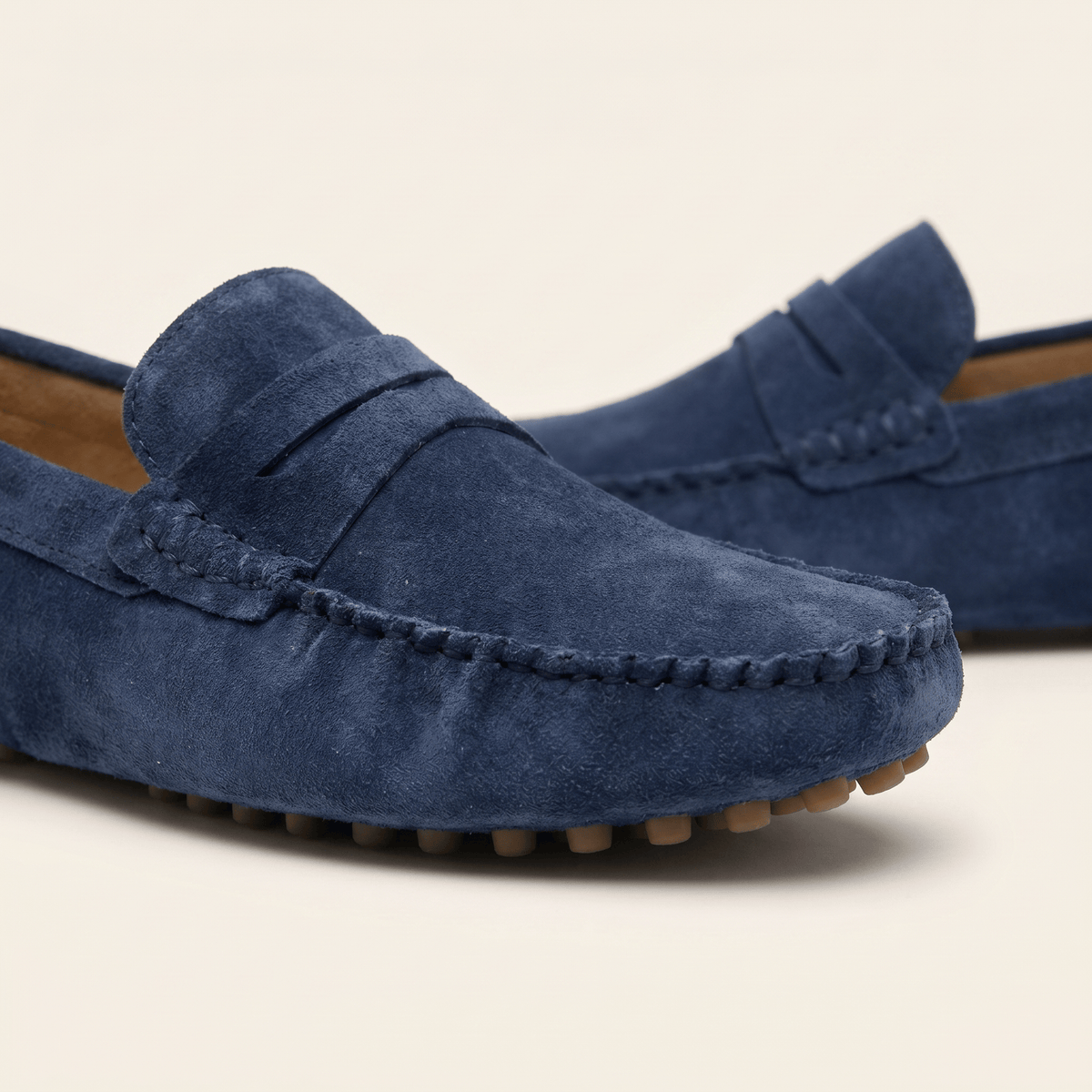 Mocassin à Picots en Daim - image 3