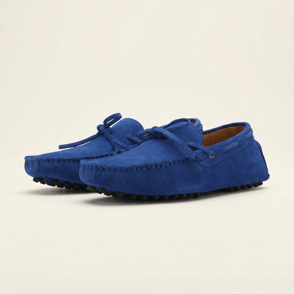 Mocassin à Picots en Daim avec Lacets Décoratifs - image 7
