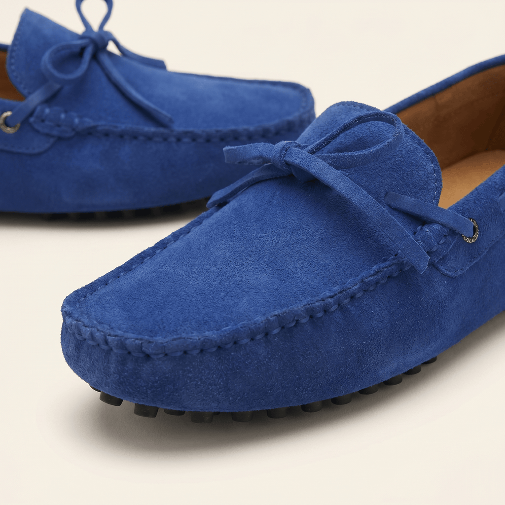 Mocassin à Picots en Daim avec Lacets Décoratifs - image 8
