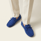 Mocassin à Picots en Daim avec Lacets Décoratifs - image 9