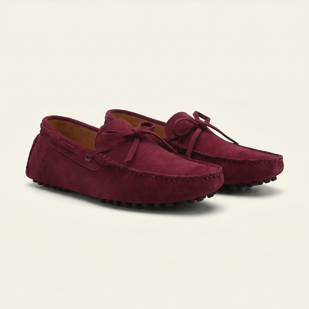 Mocassin à Picots en Daim avec Lacets Décoratifs - image 12