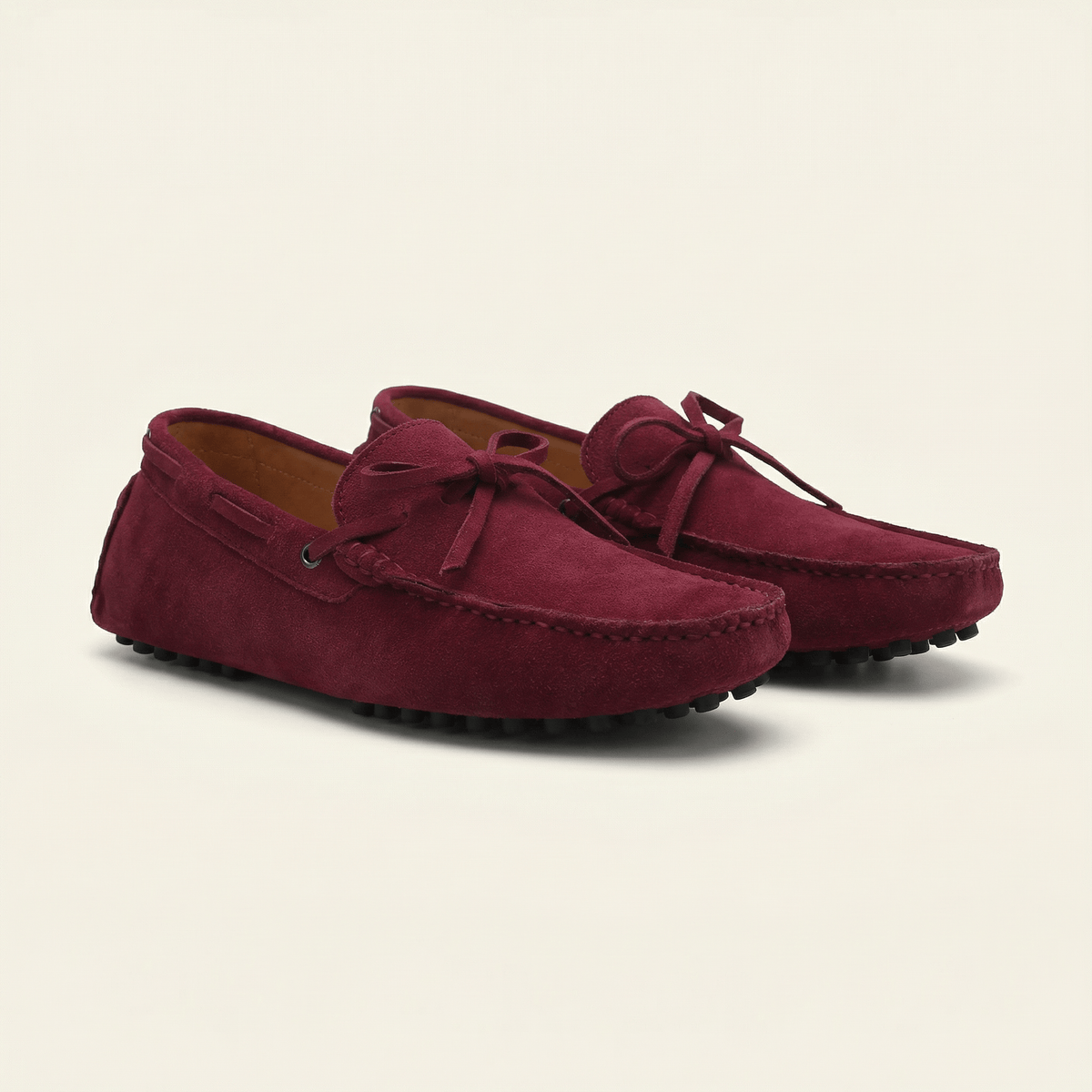 Mocassin à Picots en Daim avec Lacets Décoratifs - image 12