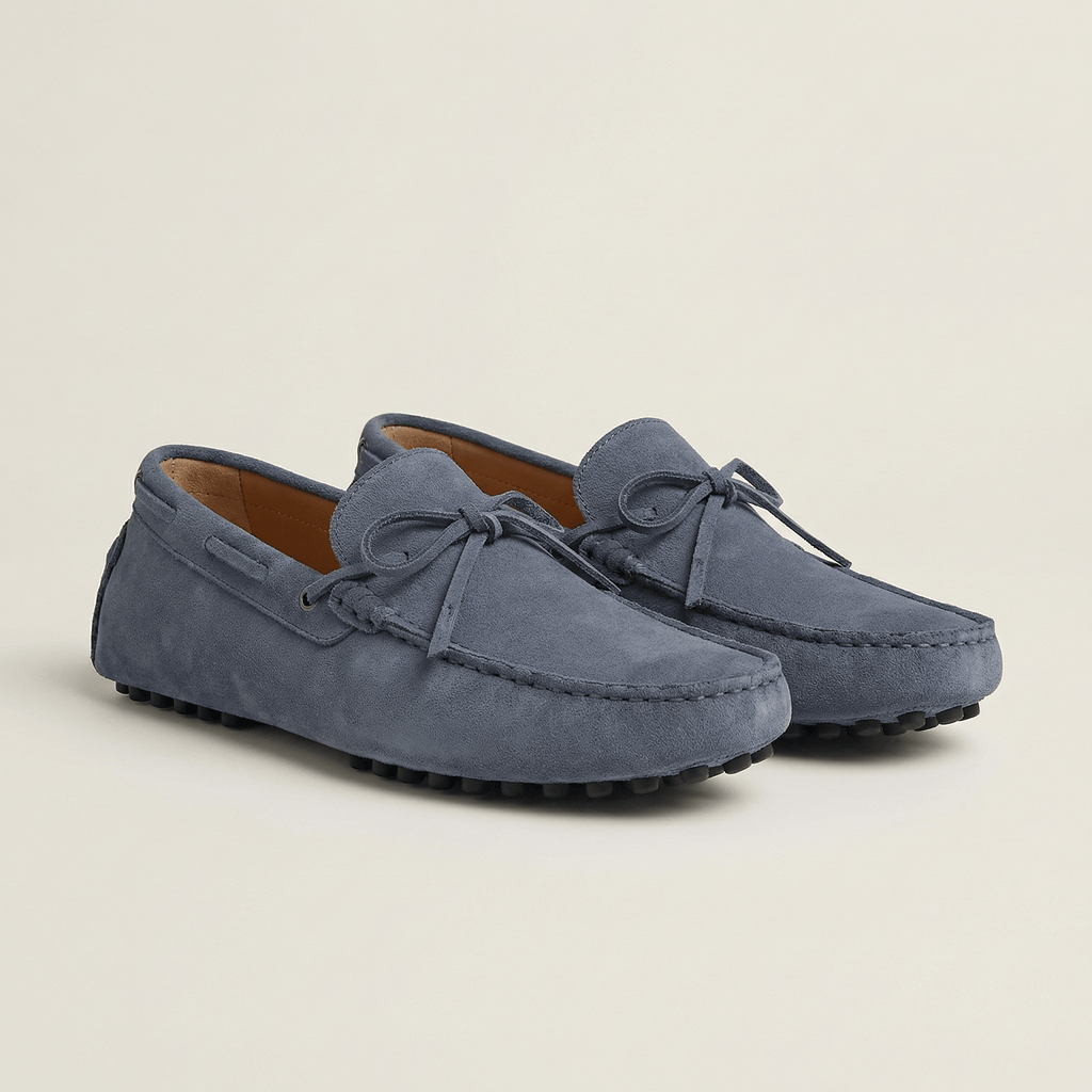 Mocassin à Picots en Daim avec Lacets Décoratifs - image 22