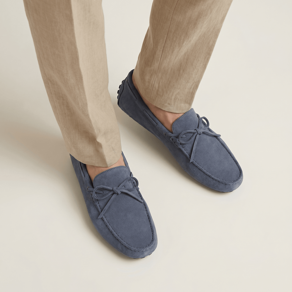 Mocassin à Picots en Daim avec Lacets Décoratifs - image 24