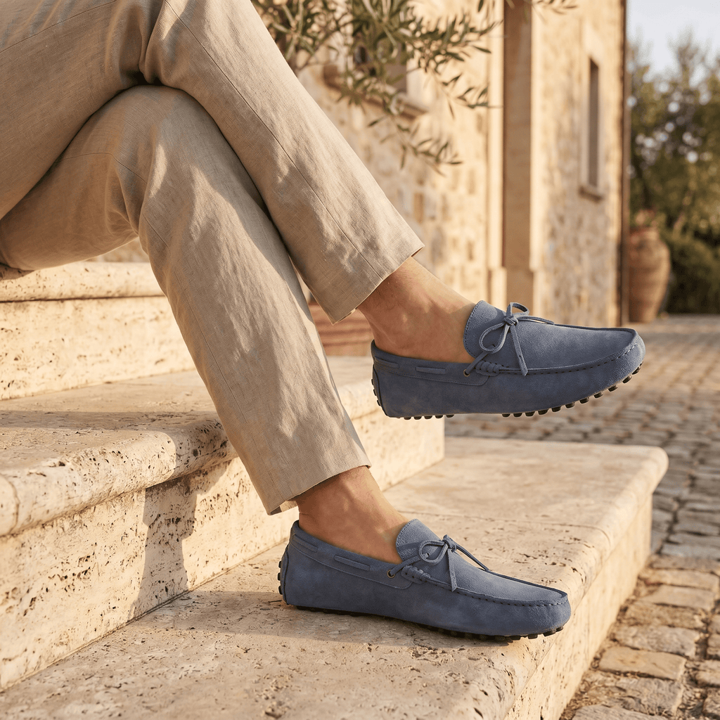 Mocassin à Picots en Daim avec Lacets Décoratifs - image 25