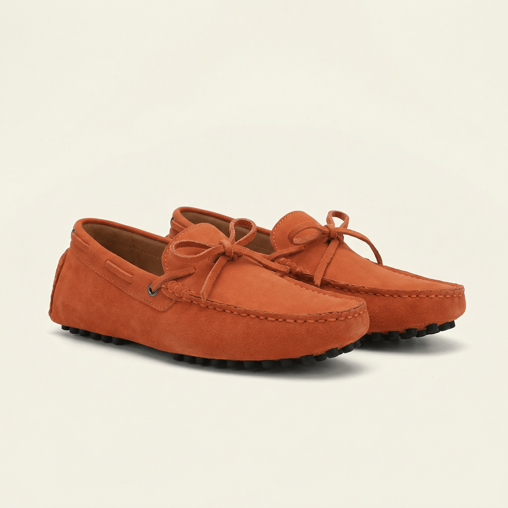 Mocassin à Picots en Daim avec Lacets Décoratifs - image 27
