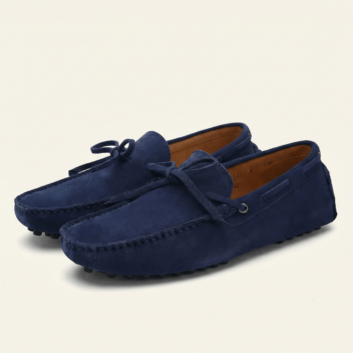 Mocassin à Picots en Daim avec Lacets Décoratifs - image 32