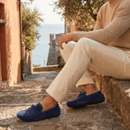 Mocassin à Picots en Daim avec Lacets Décoratifs - image 35