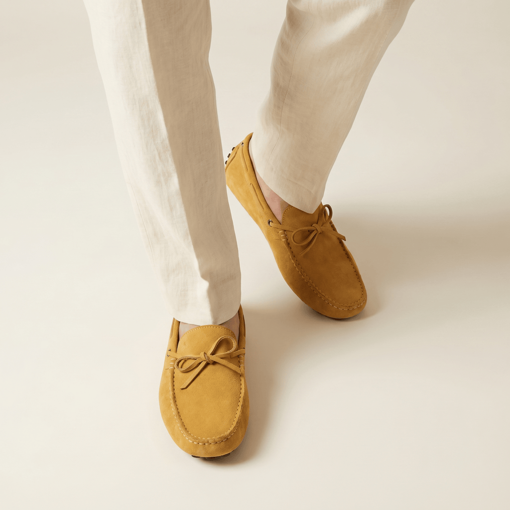 Mocassin à Picots en Daim avec Lacets Décoratifs - image 39