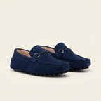 Mocassin à Picots en Daim avec Ornement Métallique - image 2