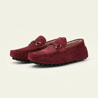 Mocassin à Picots en Daim avec Ornement Métallique - image 5